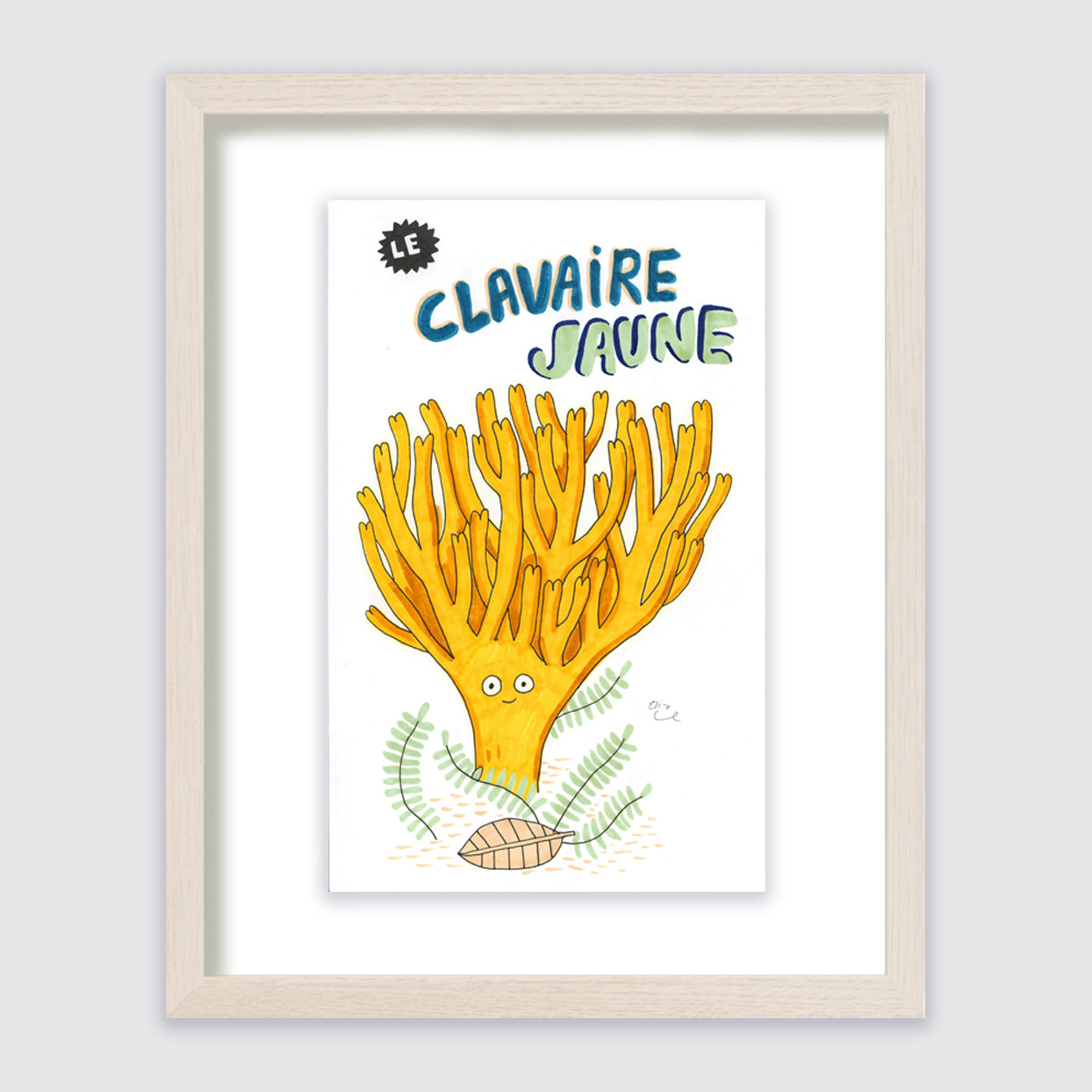 Le clavaire jaune | Original